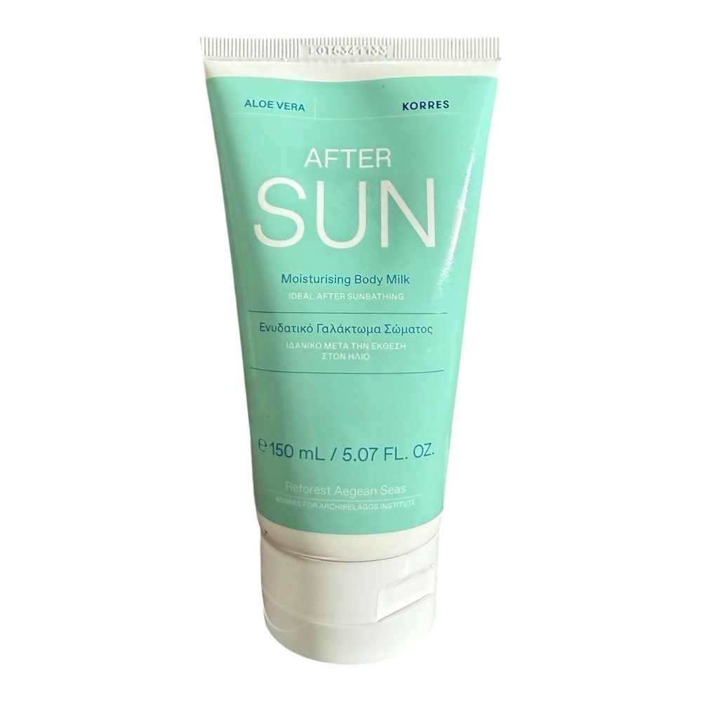 Korres Aloe After-Sun Body Moisturizing Milk 150 mL /‎ 5.07 FL. OZ. Rare HTF